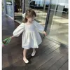 Girl Dresses 2023 Mori Summer Spring Kids Dress Sweet Lace Princess Style Long Sleeve Soft Thin Fashion Design For Girls