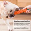 Dog Toys Chews 1pc Pet Cartoon Animal Chew Durable Braided Bite Resistant Puppy Molar Cleaning Teeth Cotton Rope Toy 230819