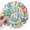 50 datorer Världen Peace Cartoon Graffiti Stickers PVC Personlighet Trend Creative Waterproof Decoration