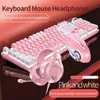 Clavier Souris Combos Casque De Jeu Ensemble Filaire Rétroéclairage Jeu 104 Touches Claviers 3600DPI Souris USD 3 5mm Casque pour PC Gamer 231019