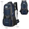 Рюкзак 50л, уличная походная сумка, дорожный рюкзак, водонепроницаемый альпинизм, треккинговый рюкзак, кемпинг, скалолазание, спортивные сумки большой емкости 231018