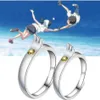 Anime Verwering Met Je Ringen Cosplay Morishima Hodaka Amano Hina Paar Minnaar Ring Bruiloft Sieraden Gift Prop Accessoires G1125306E