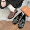 Zapatos de vestir mocasines mujeres jk uniforme uwabaki japonés jk punta redonda niñas estudiantes escolares mary janes lolita marrón cosplay 231019