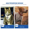 Collari per cani 6 pezzi Accessori Etichetta con nome Collare per gatti Etichette in materiale di alluminio Animali domestici personalizzati