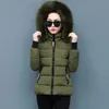 Women's Down Parkas Winter Jacket 2023 Korean Women Parka Big Fur Collar Hooded Thick Warm Female Coat Casual Outwear Cotton 231018