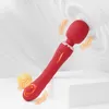 231018 AV-wandvibrator, dubbele vibratie, clitorisstimulator, klapperende G-spot, vagina, nek, lichaam, rugmassage, speeltjes voor vrouwen 231018