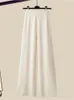 女性用トラックスーツ秋冬3ピースセットS衣装オフィスレディースエレガントな不規則なニットセーターシャツワイドレッグパンツセット女性服231018