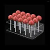 Sieraden Zakjes 2 Stuks 15 Gat Cake Lolly Houder Clear Display Stand Snoep Met 100 Sticks Voor Bruiloft Verjaardag dessert