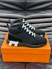 Elegante Merkkleuren Heren Stuiterende Sneaker Schoenen Top Luxe Kalfsleer Suede Casual Sport Geitenleer Lichte Zool Hoge Top Trainers Comfort Wandelen EU38-45 Met Doos