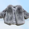 Filles fausse fourrure de lapin veste mode Chic enfants manteau de fourrure artificielle manches longues automne hiver enfants fourrure vêtements filles TZ3562534858501