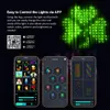 Kerstversiering RGB Smart Gordijn Lichtslingers Droom Kleur Veranderende Feeënslinger App Remote LED Licht voor Bruiloft Decor 231018