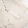 Damska odzież sutowa bawełniana lniana piżama zestaw sumer pół rękawów solidne panie 2 szorty z szortami pojedynczych piersi dla kobiet