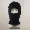 Radfahren Caps Masken Balaclava Distressed gestrickte Vollgesichts-Skimaske Camouflage Balaclava Fleece Fuzzy Balaclava Ski Balaclava 231019