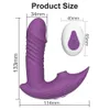 Vibrateurs gode télescopique vibrateur Clitoris sucer jouets sexuels pour femme culotte portable stimulateur vaginal sans fil à distance Sextoy 231018