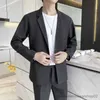 Herrjackor Fashion Casual Coats Men Slim Business Jackets Solid 2023 Spring Autumn New Elegant Wild Male R231019