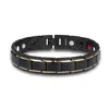 Therapeutic Energy Healing Bracelet Titanium Steel Magnetic Therapy Bangle Bracelets FO 258i