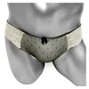 Underpants Sexy Sissy Panties Briefs Underwear For Mens Lingerie Lace Softy Mesh Bow Super Low Rise Gay Bikini