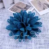 Decorative Flowers 20pcs/lot 3.6" 6Colors Born Lovely Handmade Solid Eyelet Fabric For Baby Headbands Hair Accessories Women Dresses