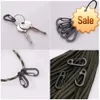 5Pcs Lobster Clasp Buckle Keychain Alloy Spring Clips Survival Camping Buckle Carabiner Men Backpack Pendents Outdoor Hook Tools