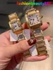 U1 aaa ny mode kvinna fyrkantig guld diamant bezel klocktank serie casual lady quartz ultra tunt panthere de g fabriksklockor rostfritt stål band montres reloj