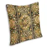 Pillow Antique French Aubusson Savonnerie Rug Cover 40x40cm Home Decorative Print Vintage Floral Throw For Living Room
