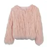 Damesjassen Chique dameswinterjas Bovenkleding Damesjas Vest Fuzzy Elegant Prom Warm