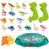 Andere Spielzeuge Kinder Katapult Marmor Spielzeug Dinosaurier Kampfbrett Spielen Eltern-Kind-Doppelspielmaschine Pädagogische 2-Spieler-Kampftischspiele 231019