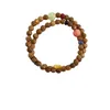 Strand Vintage Dual Circle Stacked Bracelet Necklace Chain For Women Unique Handcrafted Beaded