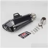 Motorcycle Exhaust 51Mm Inlet Yoshimura Muffler For Fz1 R6 R15 R3 Zx6R Zx10 1000 Cbr1000 Gsxr1000 650 K7 K8 K11 Drop Delivery