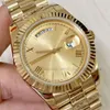 Luxury Mens Womens Fashion 41mm Golden Watches Automatic Mechanical Designer Women log Watch 904L Stainless Steel Brand Men WristW237O