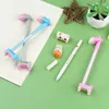 Creative Cartoon Ballpoint Pen With Base Cute Image Student Stationery