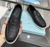 Fritid Baotou Shallow Mouth Flat Bottom Mens and Womens Formella skor äkta läder Triangel Metal Buckle Half Trailer Anti Slip Lefu Shoes4