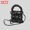 New Soft Pleated Handbag Nylon Cotton Filled Dumpling Bag Women's Versatile Winter Fashion One Shoulder Crossbody Bag