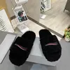 Designer Winterbont Fluffy Cotton Slippers Damesslippers wol Slides comfortabele Fuzzy Slipper 35-41