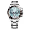 AAA 품질 남성 시계 40mm 기계식 풀 스테인리스 스틸 자동 2813 운동 스포츠 시계 Panada.dial Moon Phase Wristwatches 선물 Montre Luxe Designer