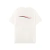 Дизайнерская футболка Летняя футболка с короткими рукавами и волнами Мужчины Женщины Любители роскошных футболок Мода для пожилых людей Чистый хлопок высокого качества Топ большого размера XS-L