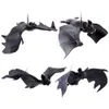 Andra festliga festförsörjningar Halloween Artificial Funny Pendant Simulation Bat Haunted House Party Trick Toy For Halloween Ornament Party Props 231019