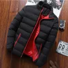 Mäns jackor Autumn and Winter Sports Cotton Coat Standing Collar Cardigan Outdoor Warm