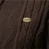 メンズセーターアイオペソンコットアーガイルカーディガンメンカジュアルシングルブレストソリッドカラー名カーディガン冬のファッションセーターマン231019
