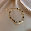 Corrente retro seixo sorte frisado pulseira design feminino simples pulseiras para mulheres meninas charme luxo qualidade jóias presente de festa 231019