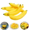 Dekoracja imprezy owoce Dekorma domowa Props 6pcs Lekkie sztuczne banany plastikowe Piana dekoracyjna symulacja trwałą praktyczną praktyczną