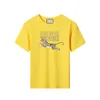 2023 Designer Childrens Clothing Fashion Boys Girls T-shirts G Carta Marca de luxo Motivo da moda Casual CHD2310192 ESSKIDS