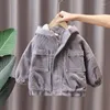 Jacken 2023 Frühling Herbst Baby Jungen Mädchen Mäntel Baumwolle Jacke Kinder Kinder Casual Bequeme Mäntel Kleidung