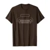 International Harvester Scout II vintage 4x4 SUV outline T-Shirt275l