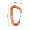 Stainless Steel Carabiner Clip 12KN Outdoor Aluminum Hammock Yoga Carabiner Buckle 7075 aviation Quickdraw Quick Hanging Belts Hook Clasp Camping Equipment