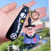 Dekompressionsleksak julafton Keychain Pumpkin Action Figure Model PVC Cartoon Bag Doll Pendant Toys Gift