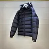 Mens Monclear black puffer jacket down jacket white duck down padded coats outdoor keep warm outerwear cold fluffy hood coat plus size 5XL thickening coat Snowcoat