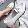 Klänningskor Kvinnor Flat Shoes Spring Autumn Butterfly-Knot Soft Sole Shallow Loafers Female Shoes Shoes Office Lady Comfort Platform Shoes 231018