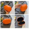 Evening Bags Halloween Pumpkin Fun Round Small Satchel Bag Novelty Down Women Chain Crossbody PU Leather Detachable Strap Mini Candy 231019