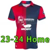 Cagliari 2023 Calcio piłka nożna gobbi 23 24 Joao Pedro Godro Nandez wersja stulecia koszulka piłkarska maillots de futol men home na bok